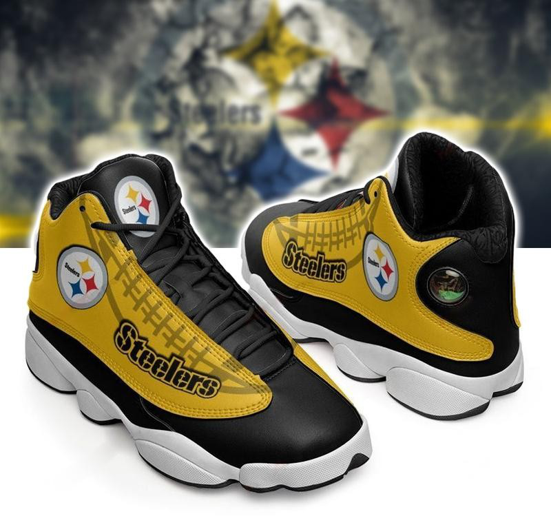 Women's Pittsburgh Steelers Limited Edition JD13 Sneakers 006